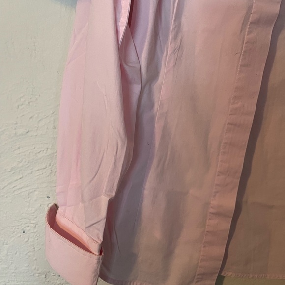 Moda International Light  Pink Button Down Long sleeve - Picture 2 of 5